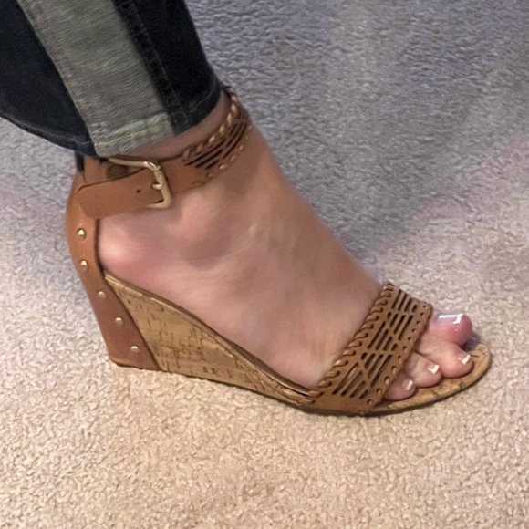 Mark Fisher Shoes - Mark Fisher wedge heels, EUC, size 8